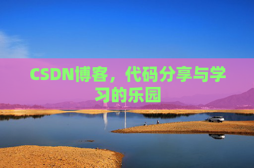 CSDN博客，代码分享与学习的乐园